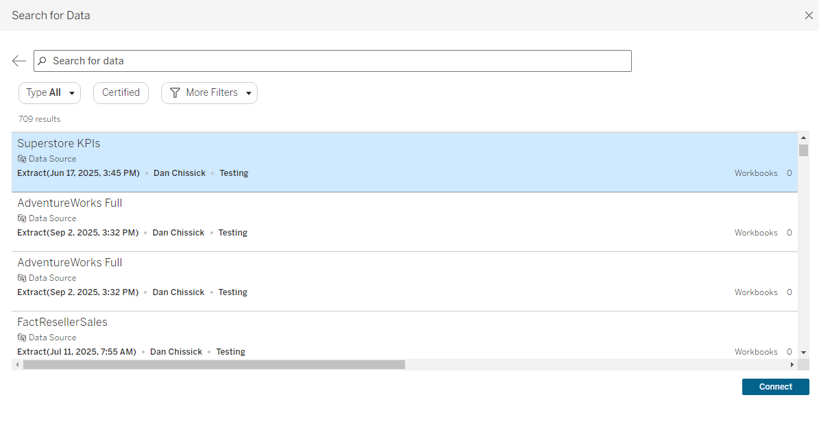 Published Data Sources and Calculated Fields – BI Stories